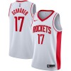 Maillot Basket Homme Houston Rockets Dennis Schroder 17 2022-23 Nike Association Edition Blanc Swingman